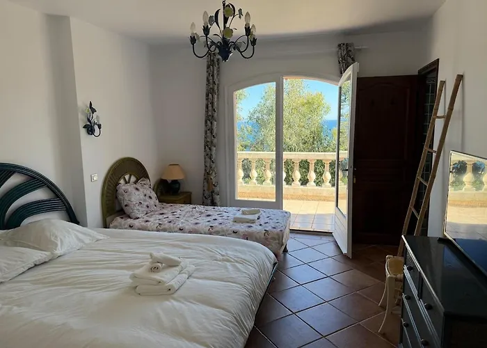 Vu Golf Tropez Stunning Sea View 別荘 Saint-Peïre-sur-Mer